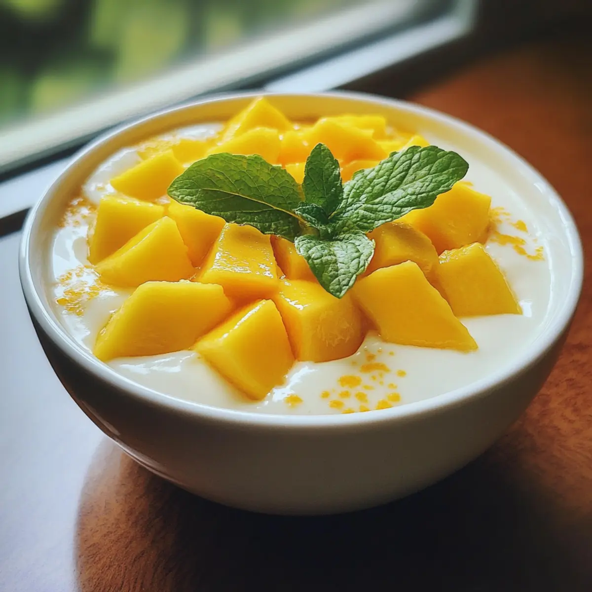 Healthy Mango Yogurt Dessert