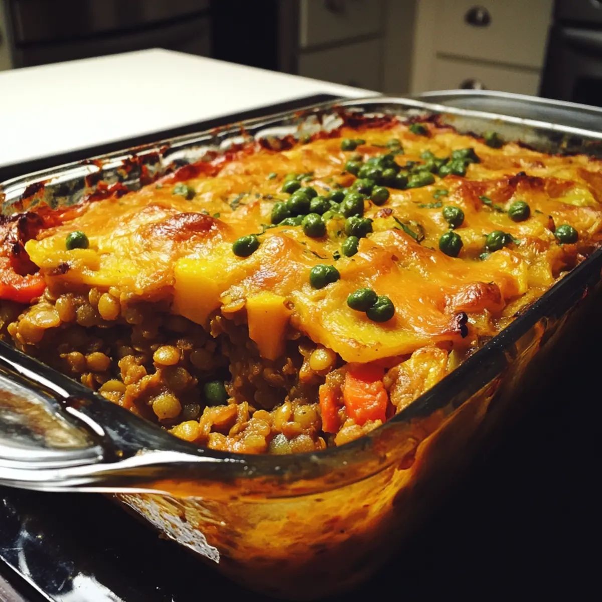 Vegetarian Lentil Vegetable Bake Recipe