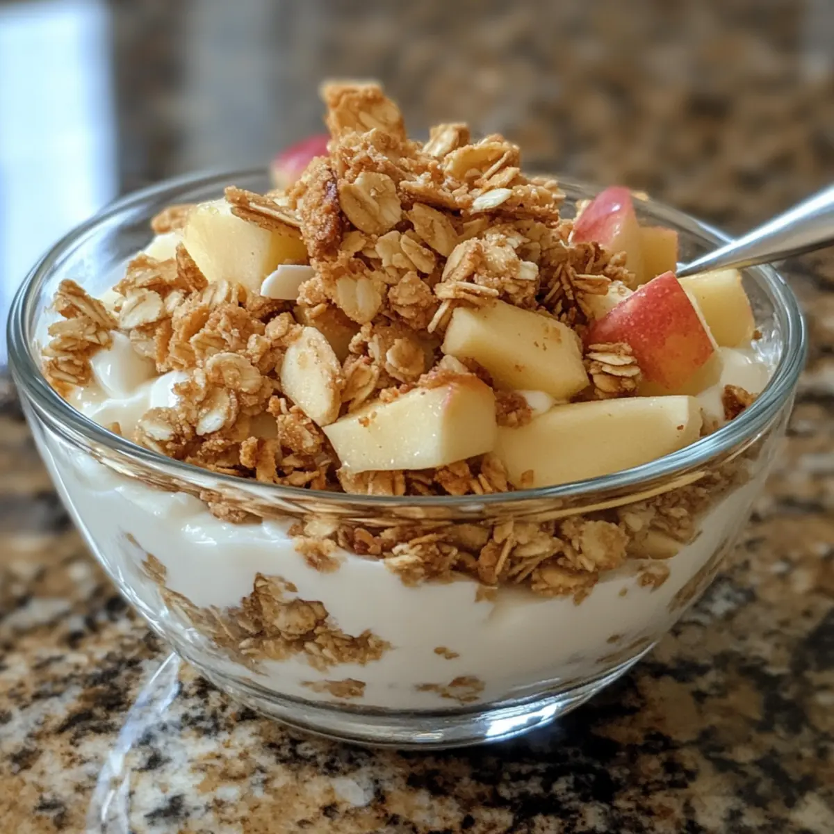 Apple Yogurt Crunch Snack Recipe