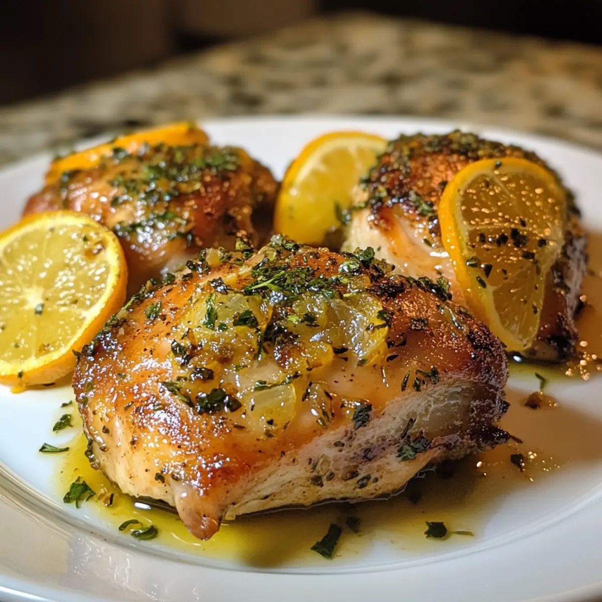 Herb-Roasted Citrus Turkey Thighs