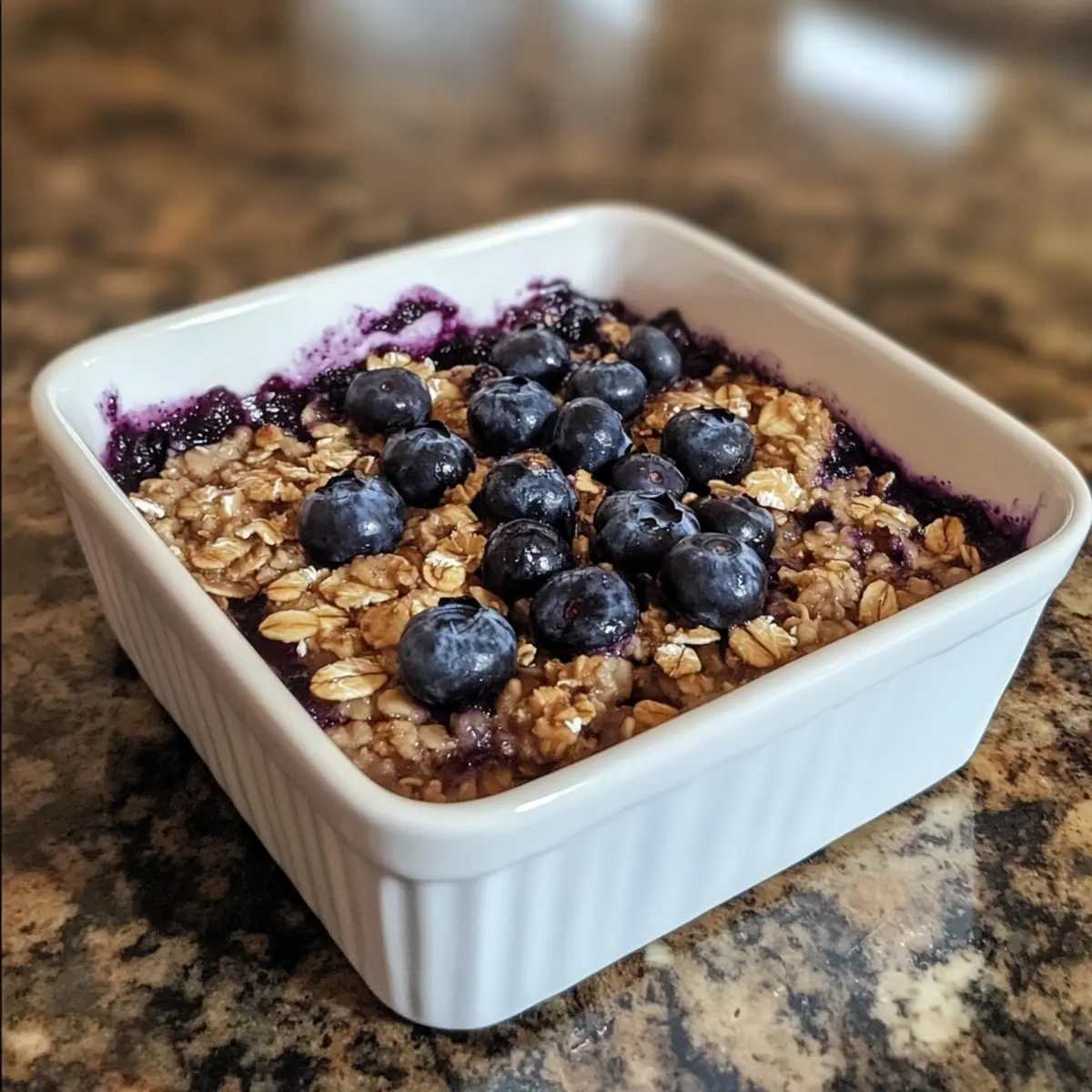 Baked Blueberry Breakfast Oatmeal Recipe