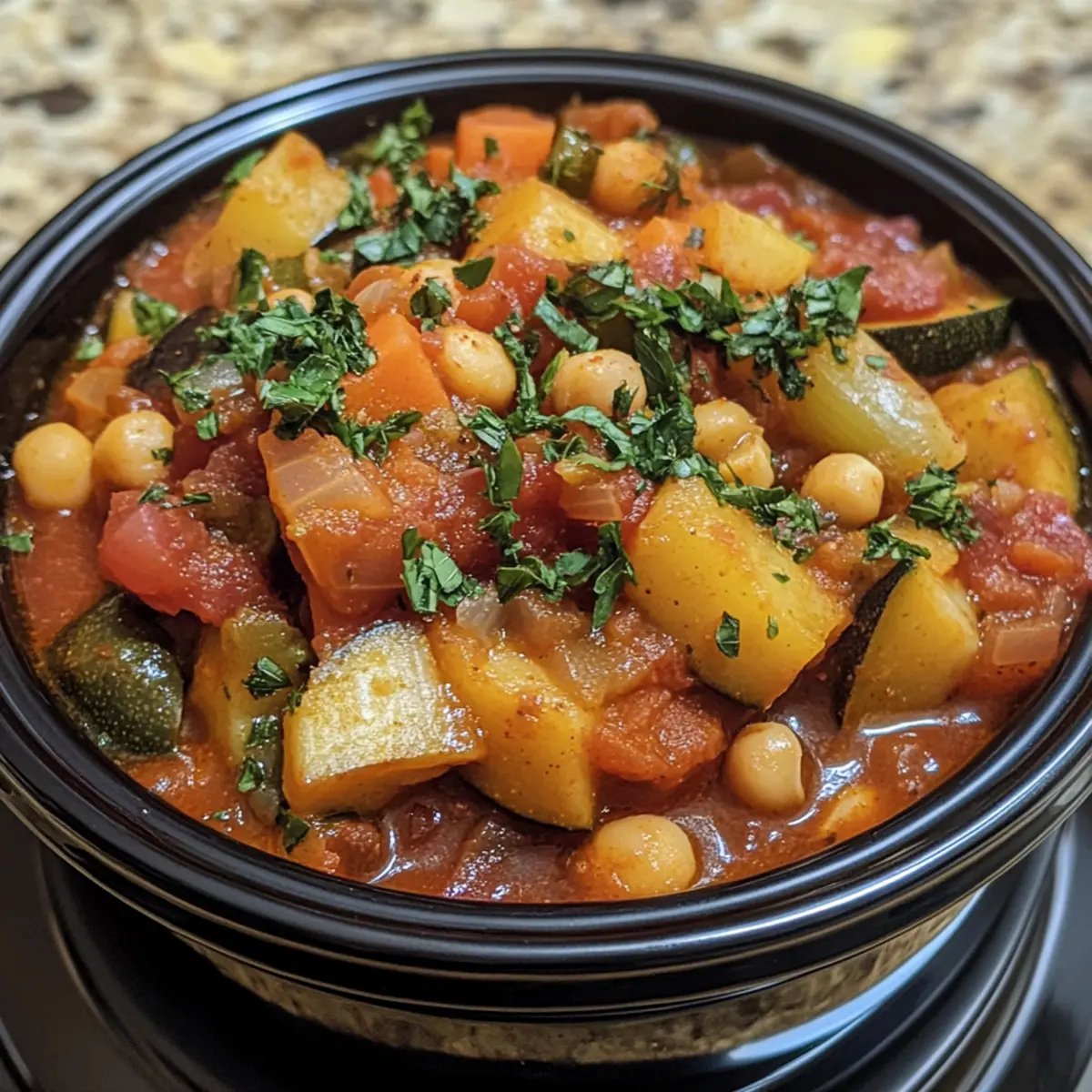 Crockpot Mediterranean Vegetable Stew Recipe