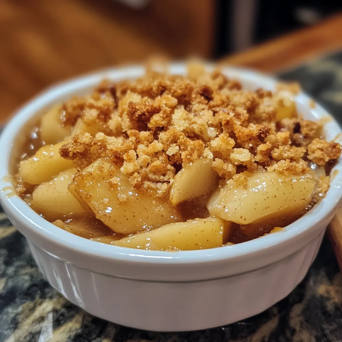 Baked Pear Maple Crumble Recipe