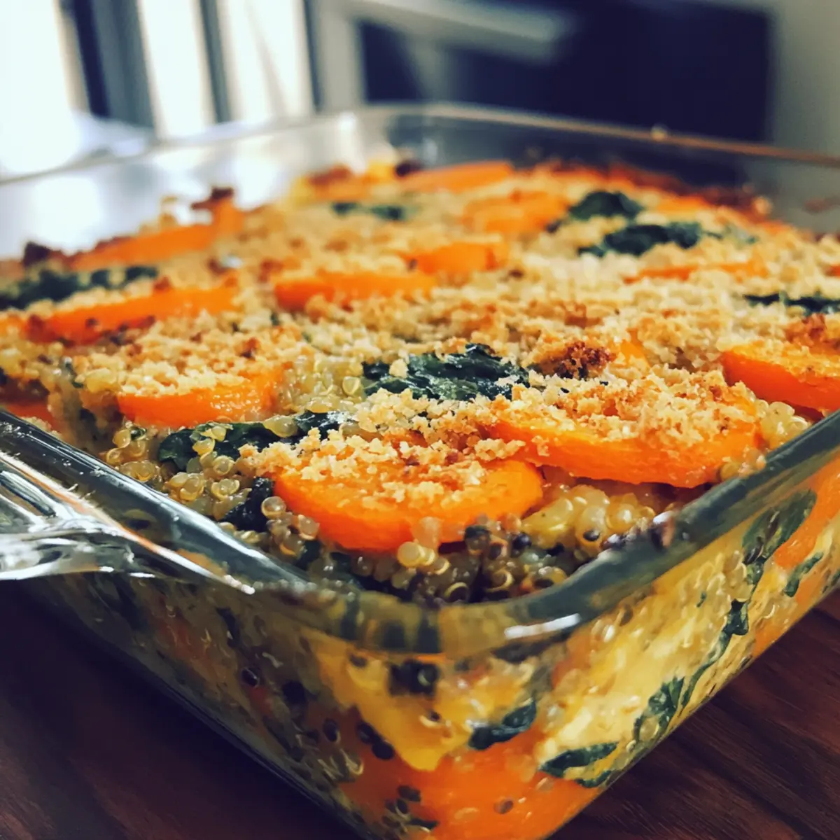 Spinach Carrot Quinoa-Free Bake