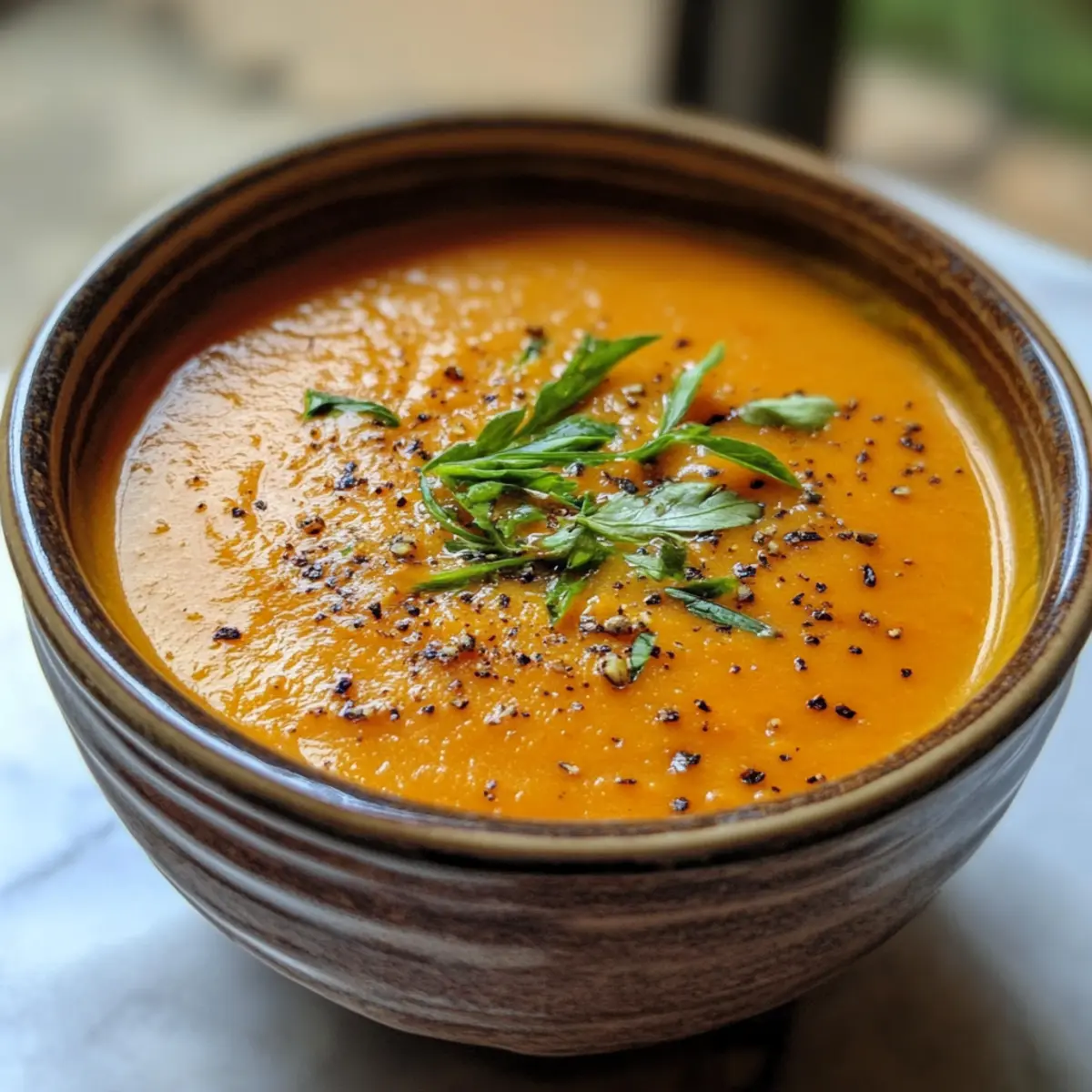 Carrot & Ginger Soup Recipe