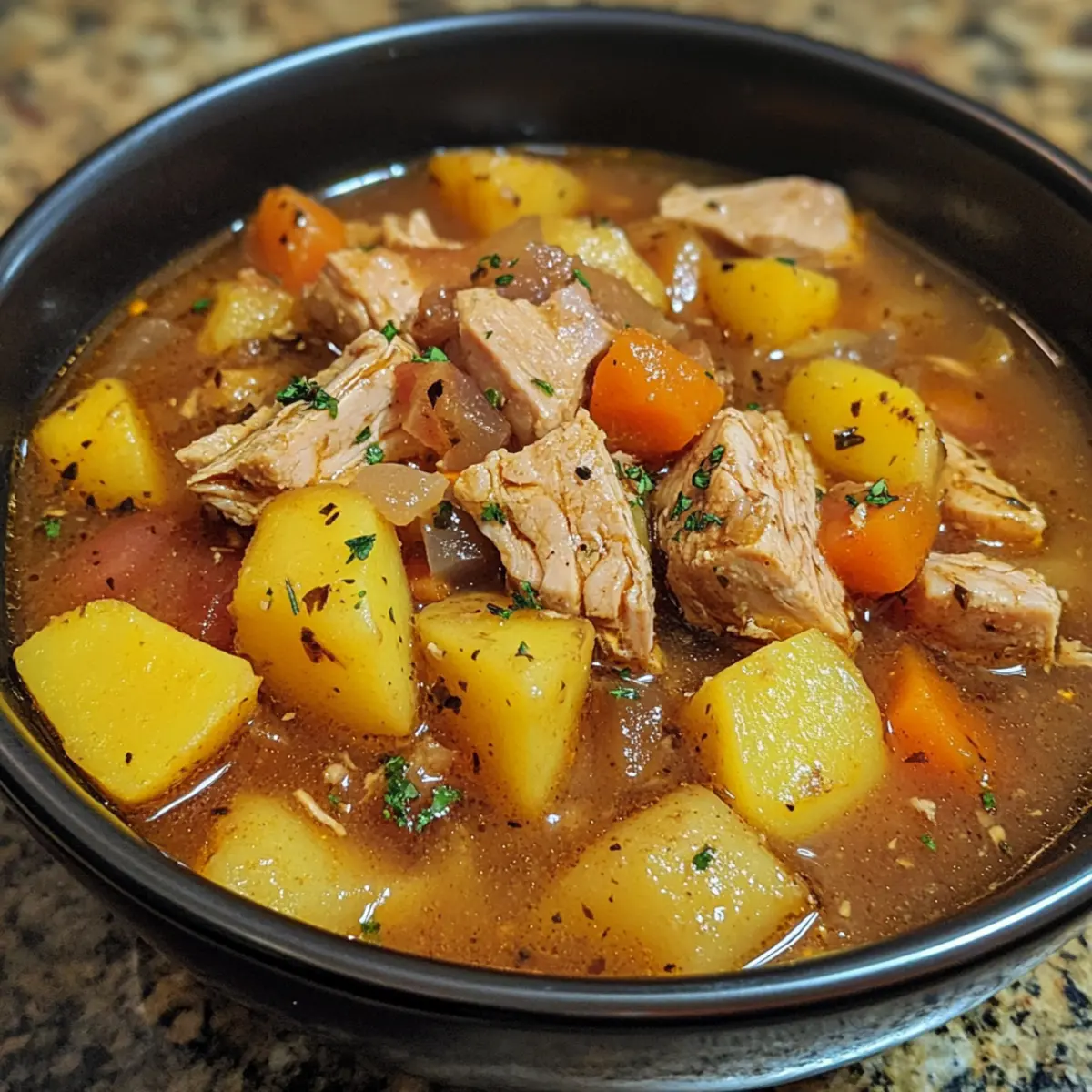 Slow Cooker Turkey Potato Stew Recipe