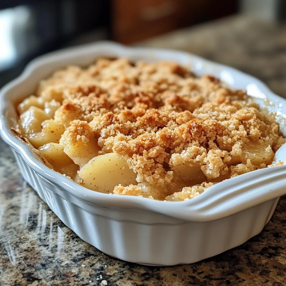 Baked Pear Maple Crumble Recipe