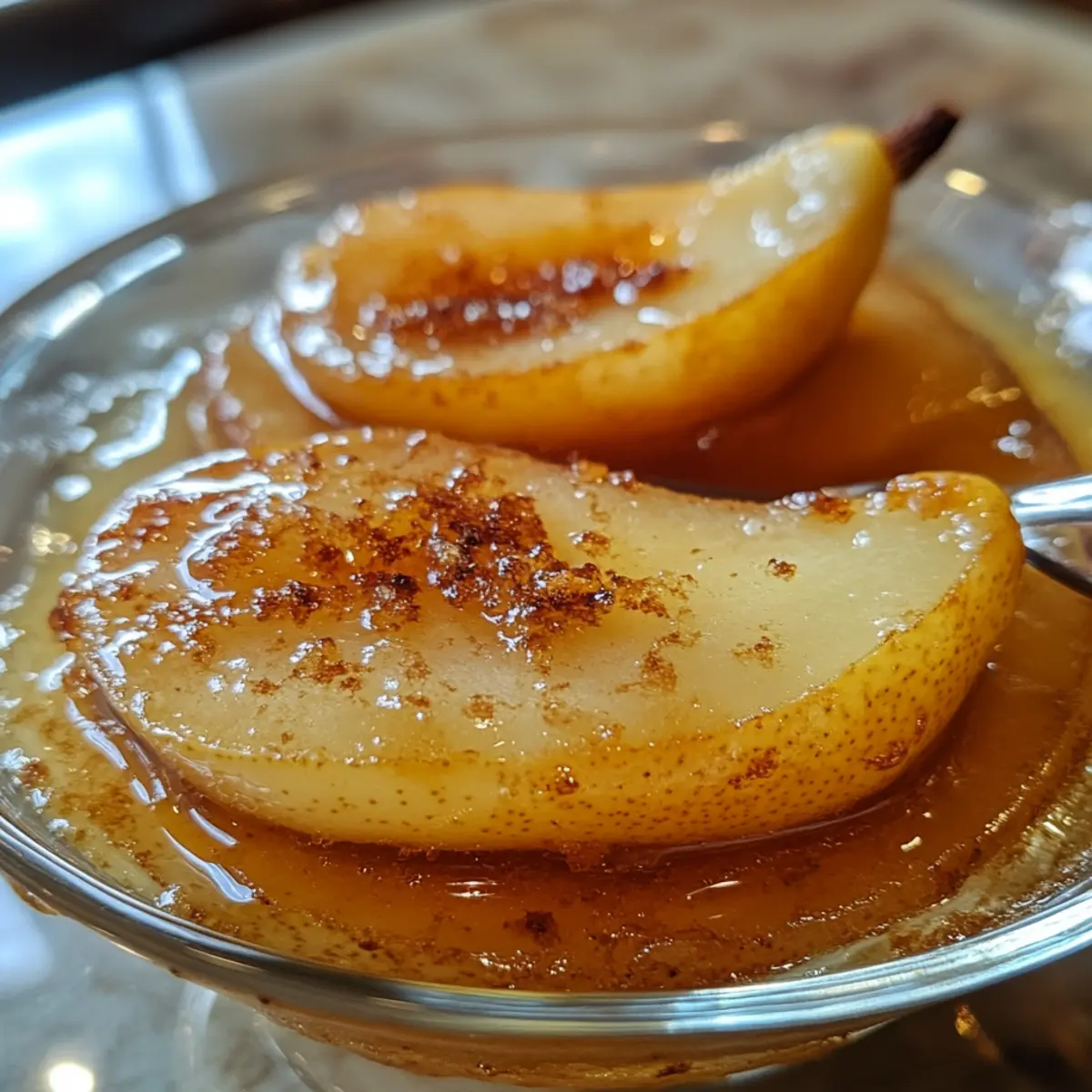 Honey Baked Pear Dessert Recipe