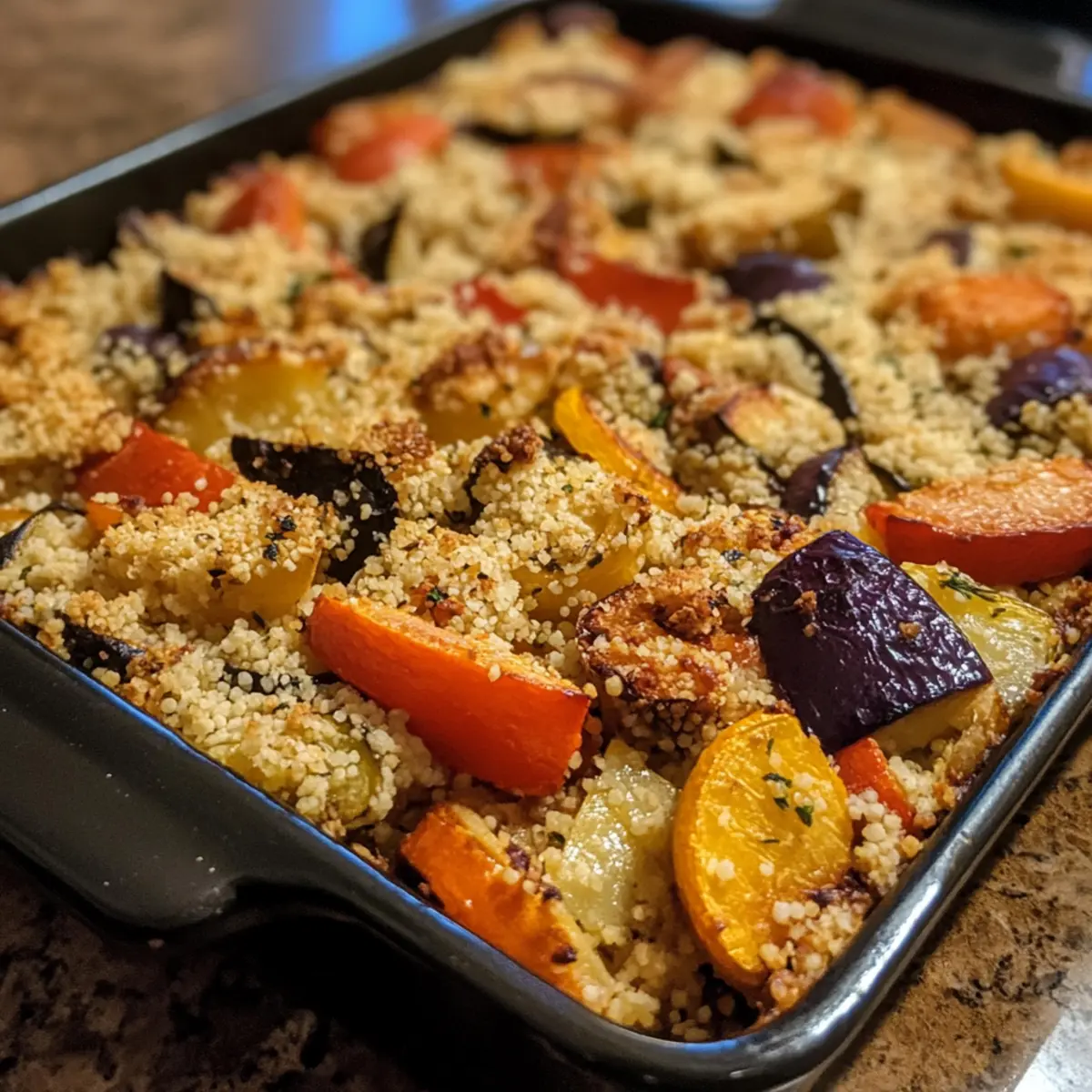 Roasted Vegetable Couscous Bake Recipe