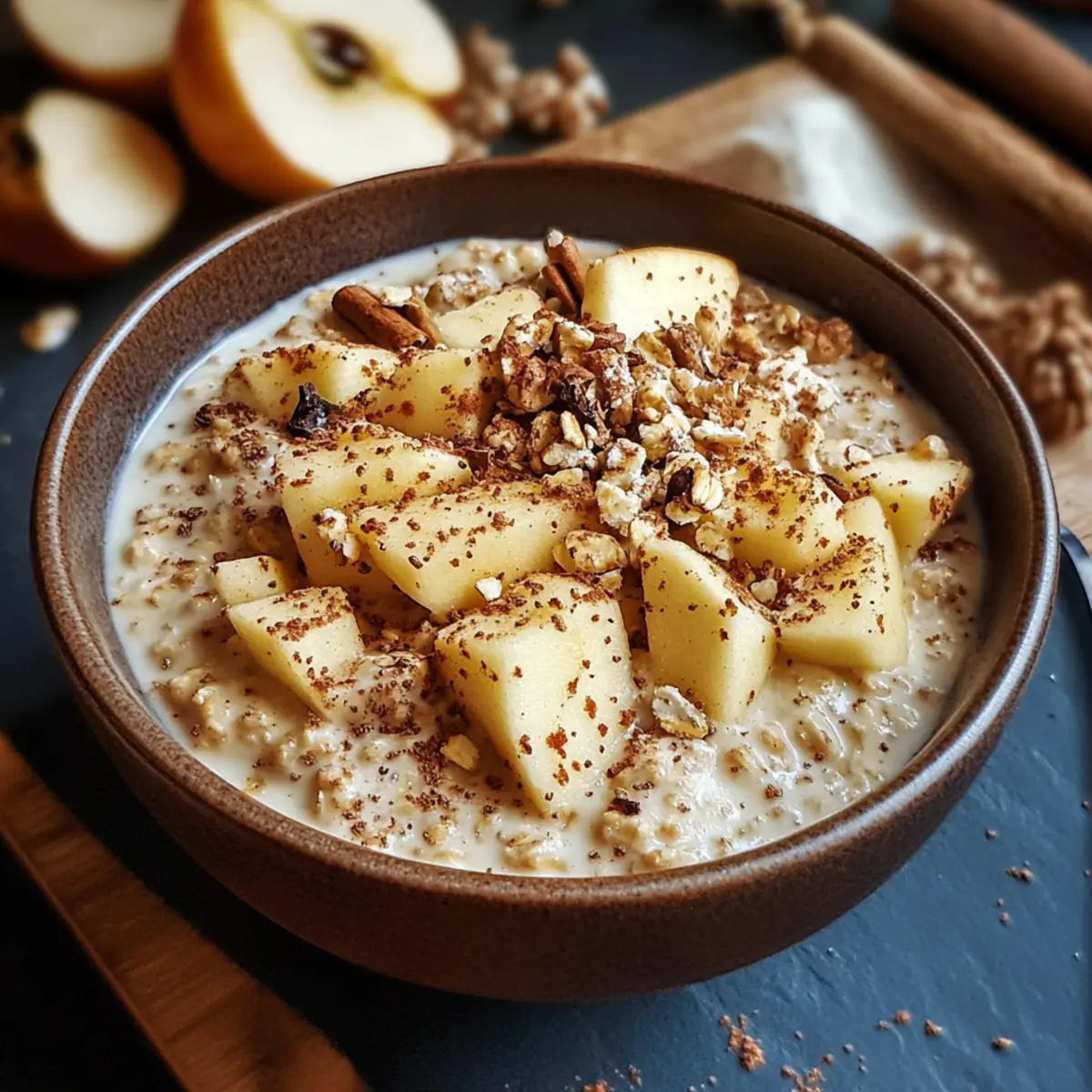 Overnight Oats with Apple & Cinnamon Recipe