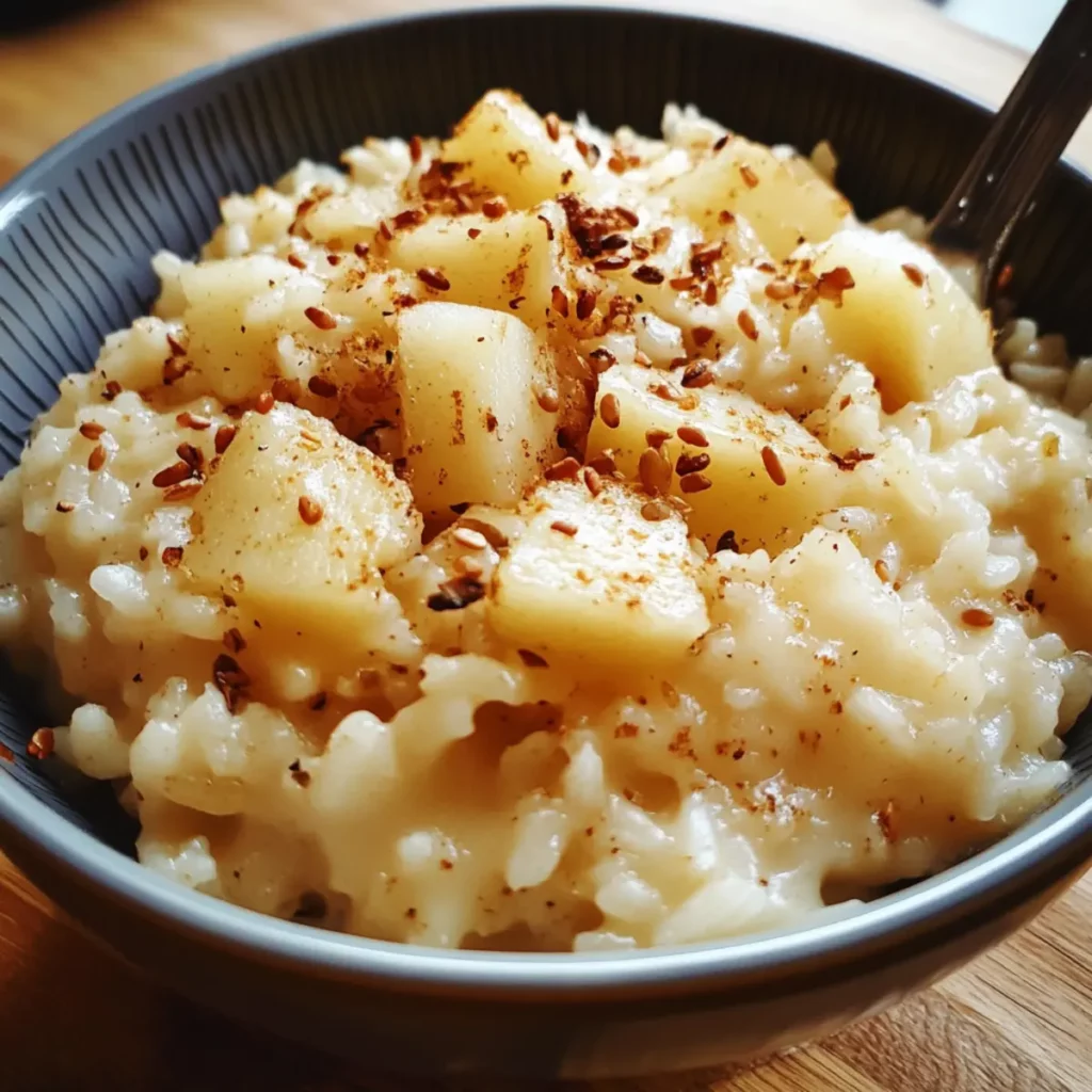Vanilla Apple Rice Bake