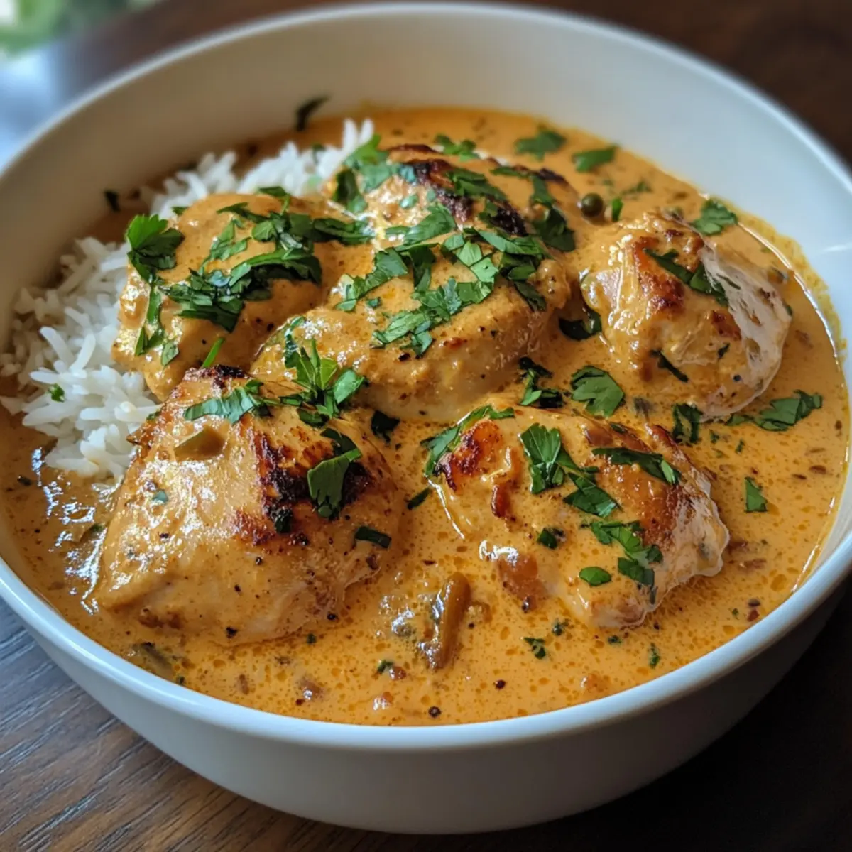 Creamy Coconut Chicken Thigh Curry