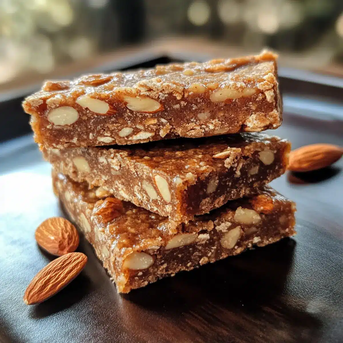 Cinnamon Almond Energy Bars Recipe