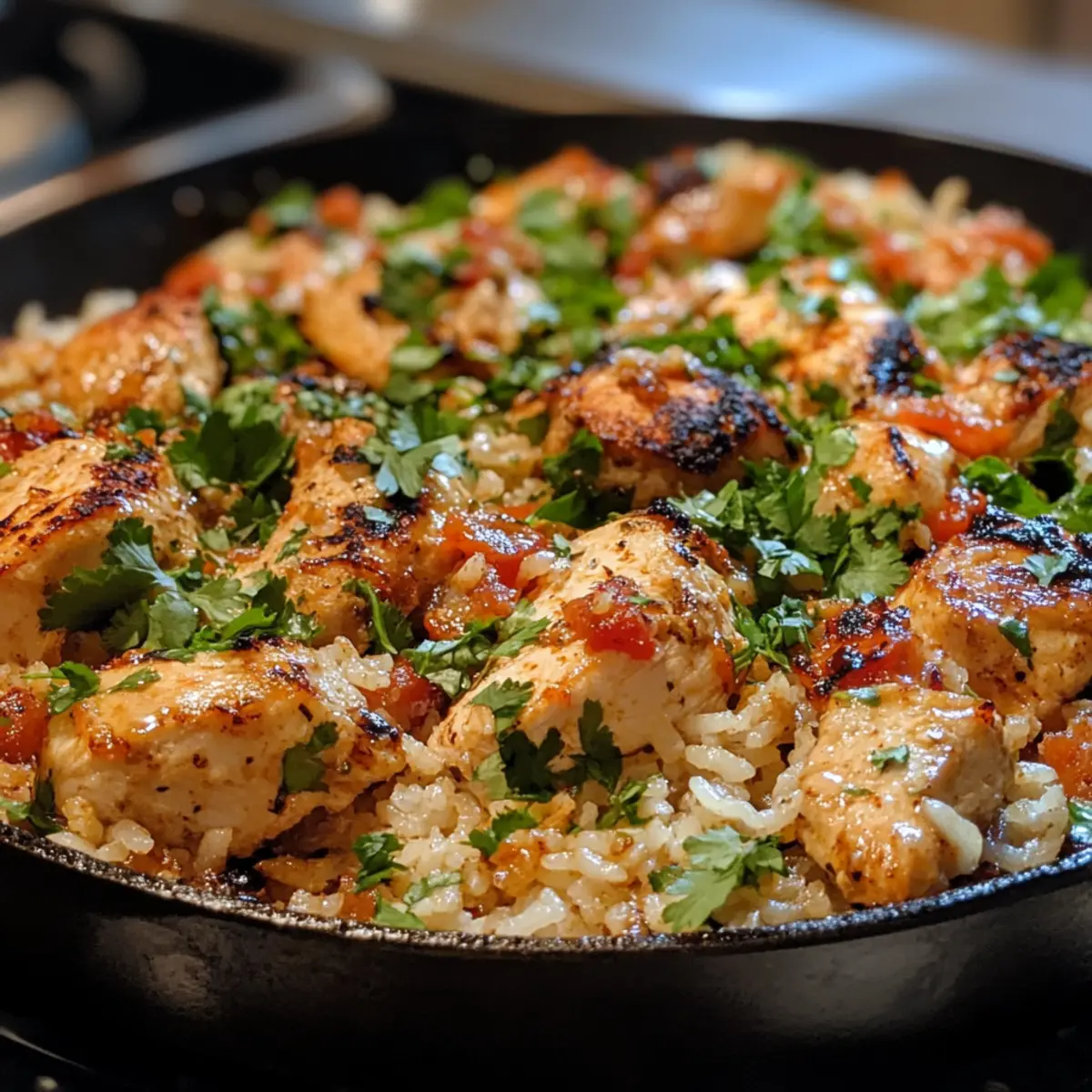 Budget Chicken Rice Skillet Recipe