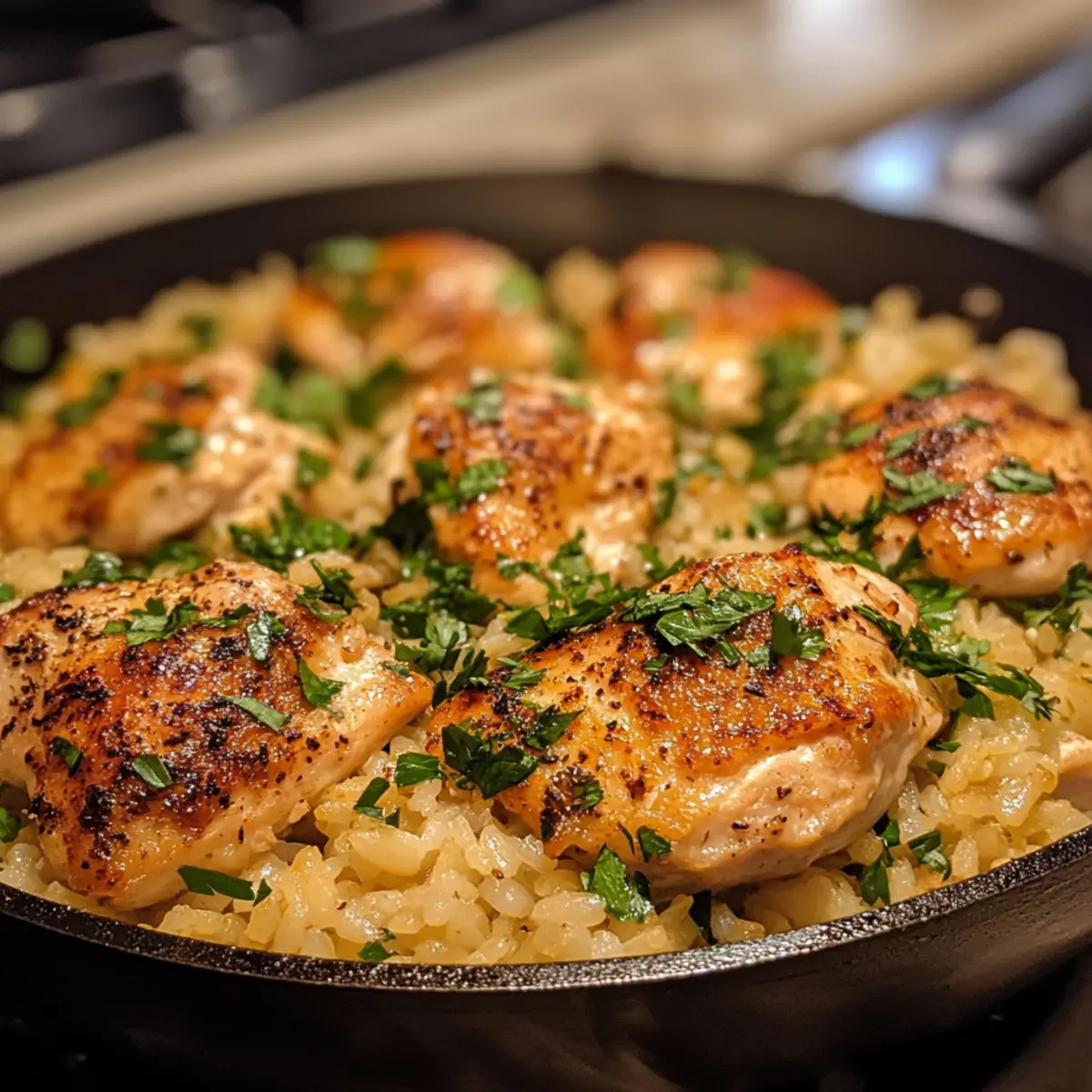 Budget Chicken Rice Skillet Recipe
