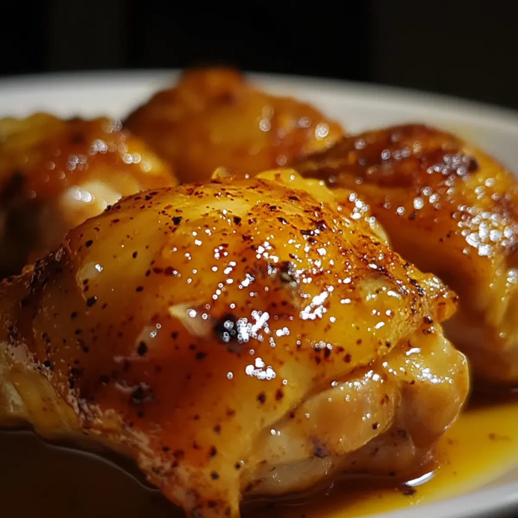 Paprika Honey Chicken Thighs