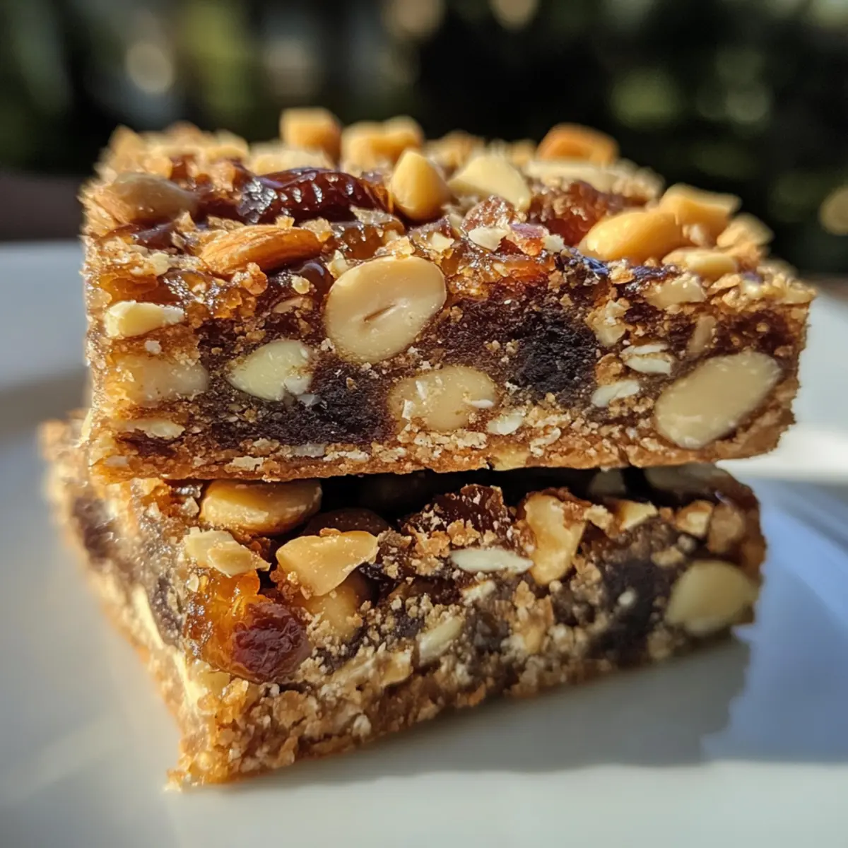 Almond Date Snack Bars Recipe
