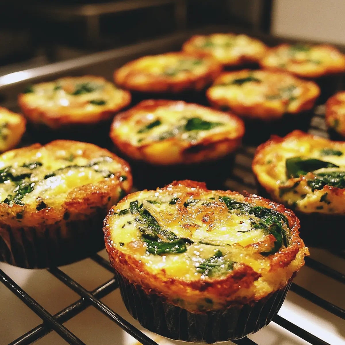 Healthy Spinach Egg Muffins