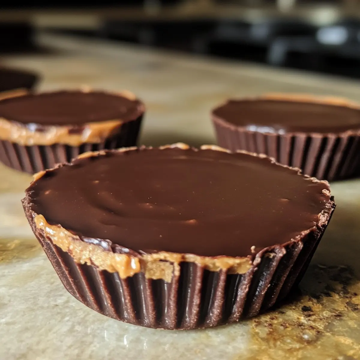Healthy Chocolate Peanut Butter Cups