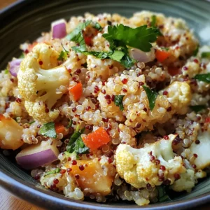 Quinoa & Roasted Cauliflower Salad