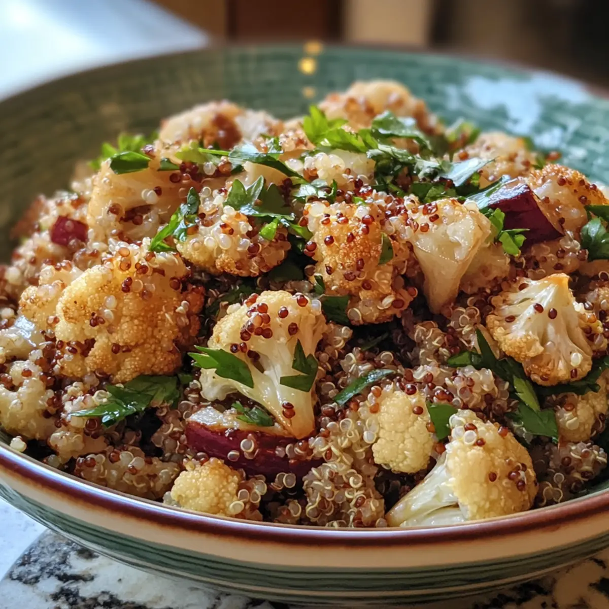 Roasted Cauliflower & Quinoa Salad