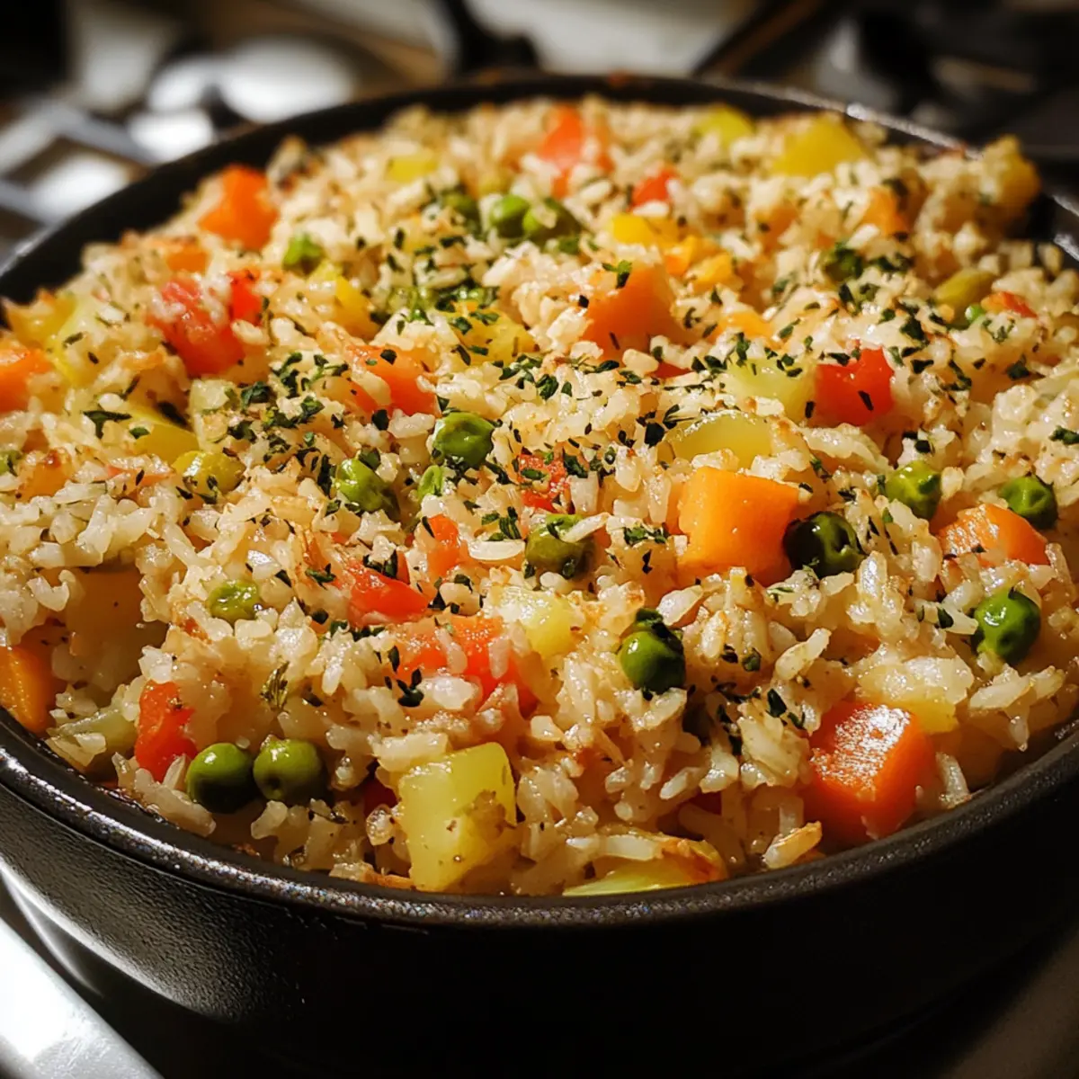 One-Pot Rice and Veggie Bake Recipe