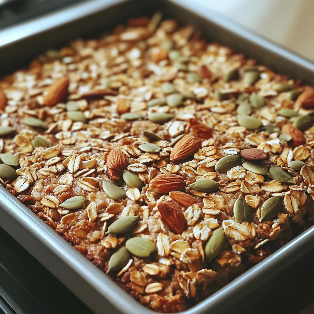 Oat and Seed Morning Bake Recipe