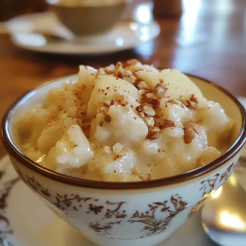 Vanilla Pear Rice Pudding Recipe