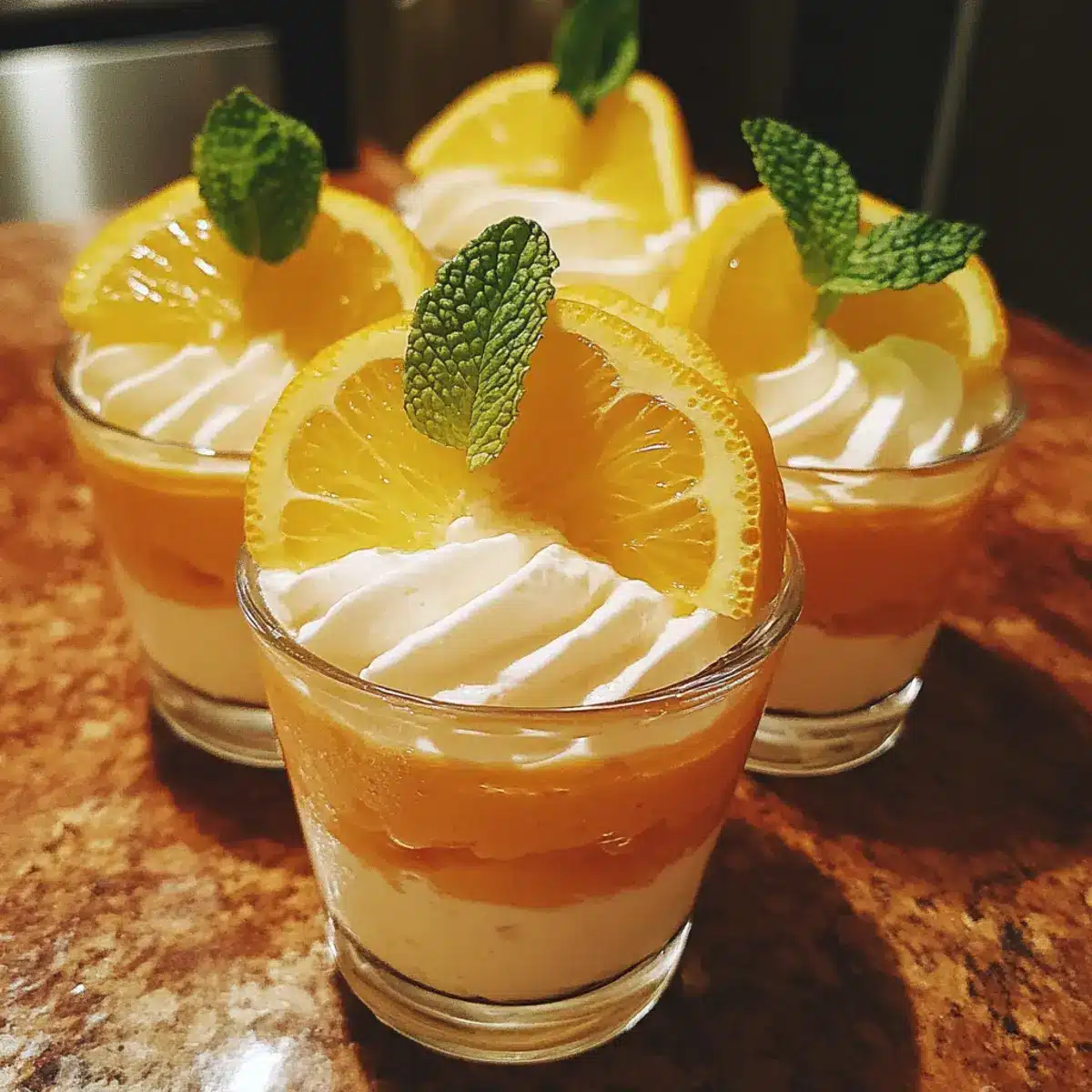 Chilled Citrus Yogurt Cups Recipe