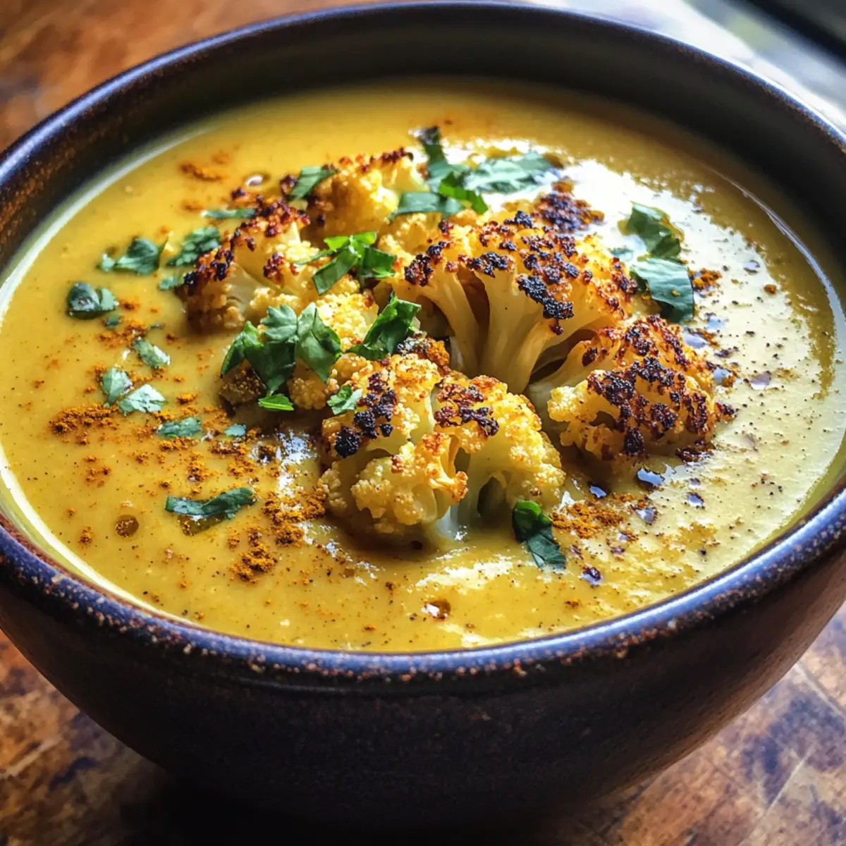 Roasted Cauliflower & Turmeric Soup