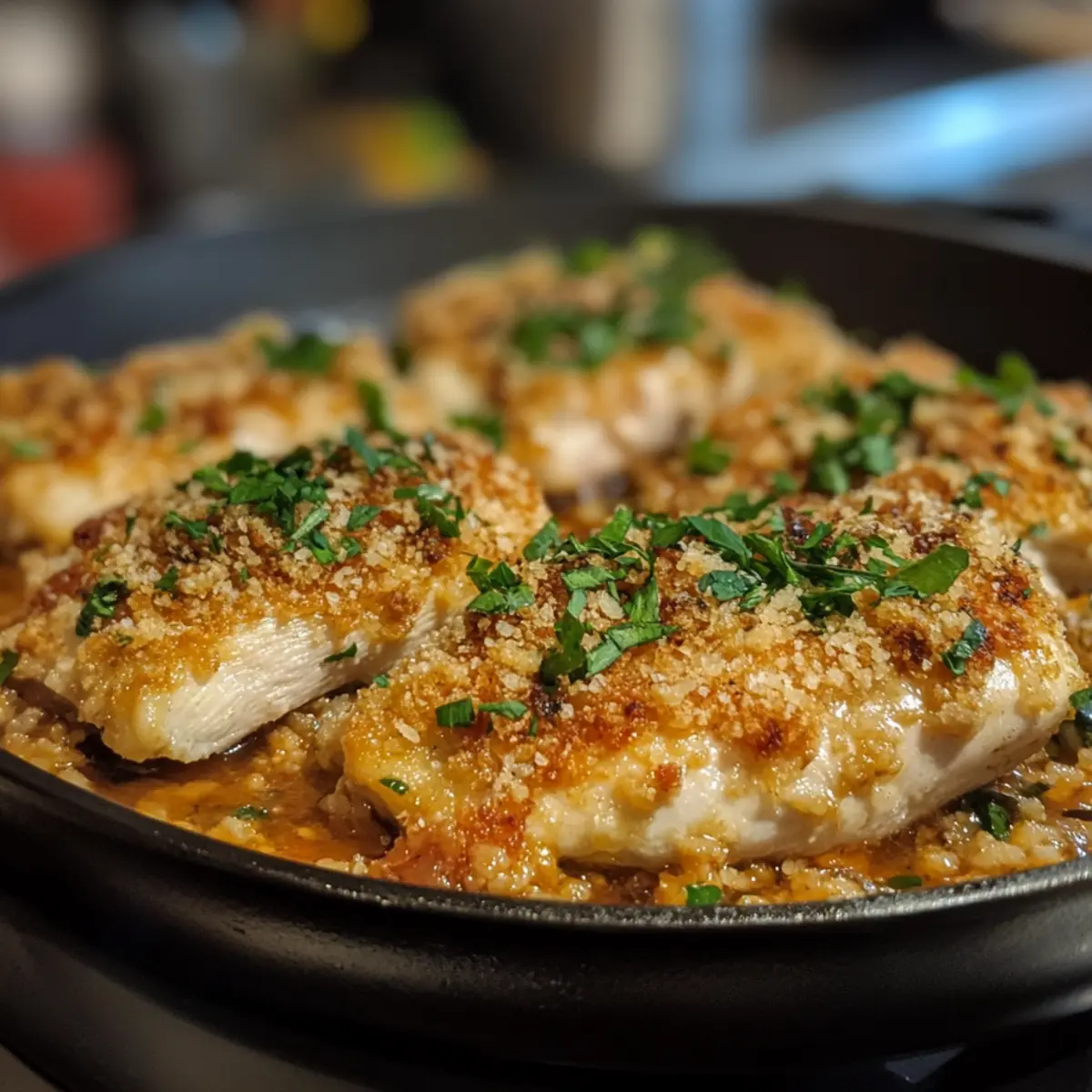 Slow-Pan Chicken with Grain Crust Recipe