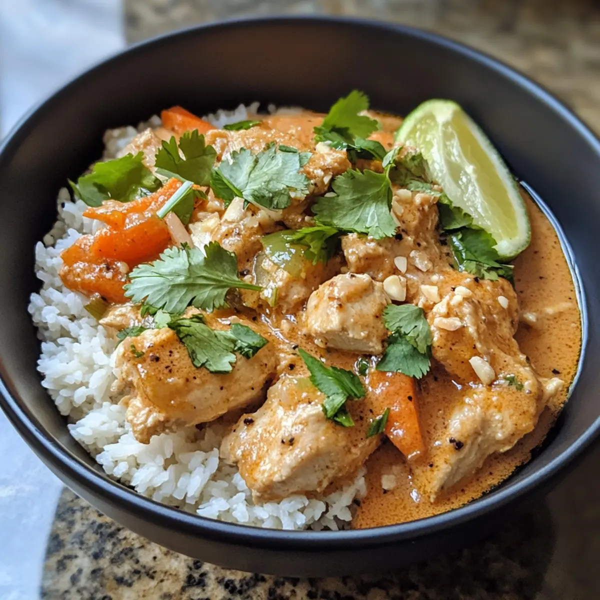 Slow Cooker Thai Coconut Chicken