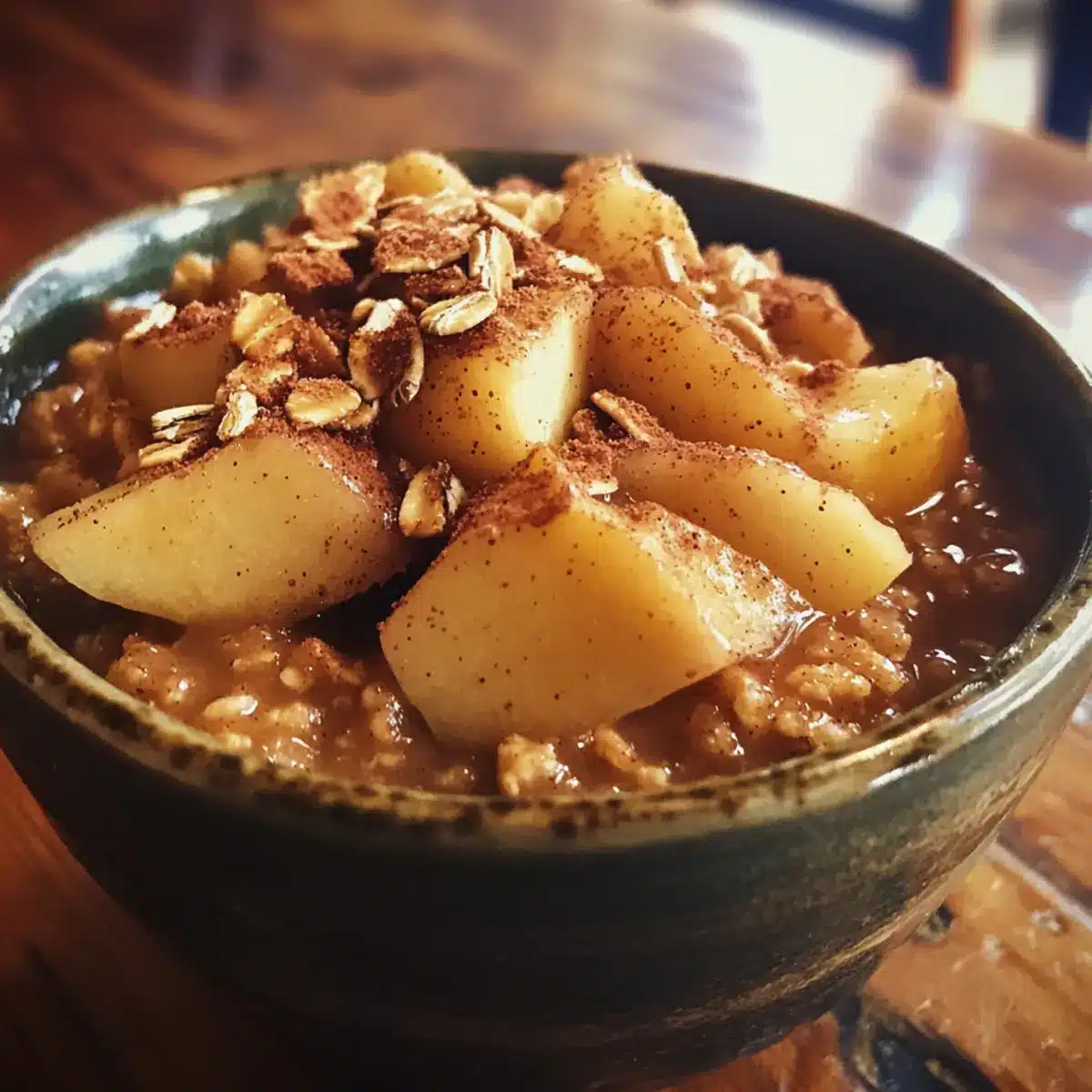 Baked Apple Cinnamon Oatmeal Recipe