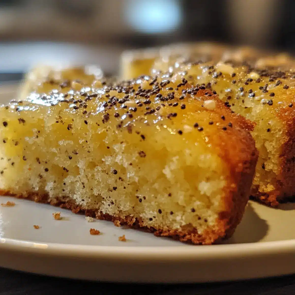 Lemon Poppyseed Yogurt Cake