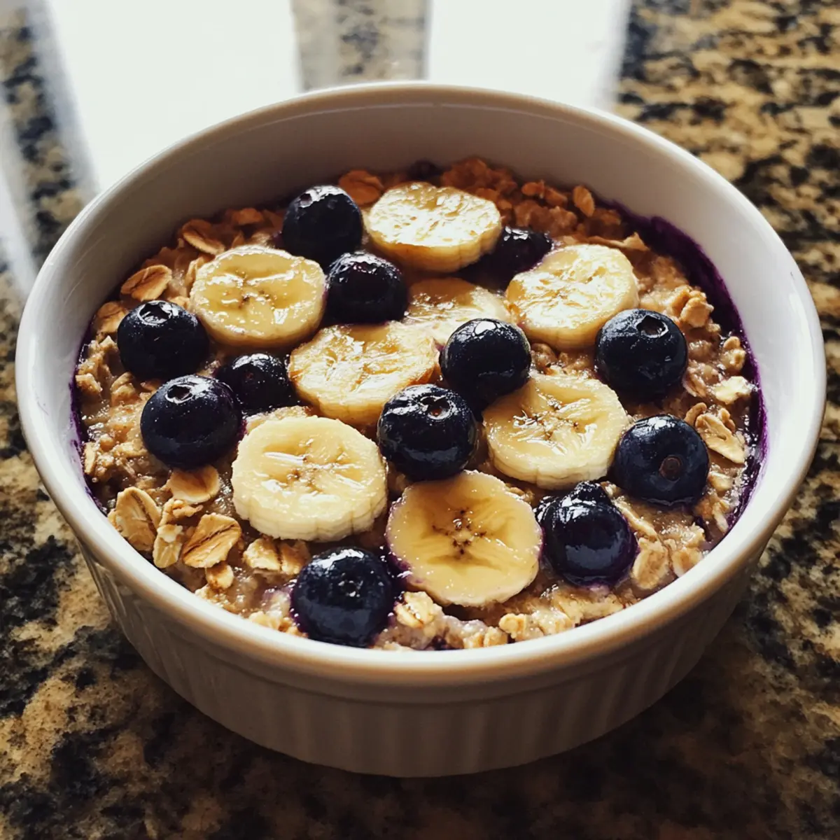 Blueberry Banana Baked Oatmeal Recipe