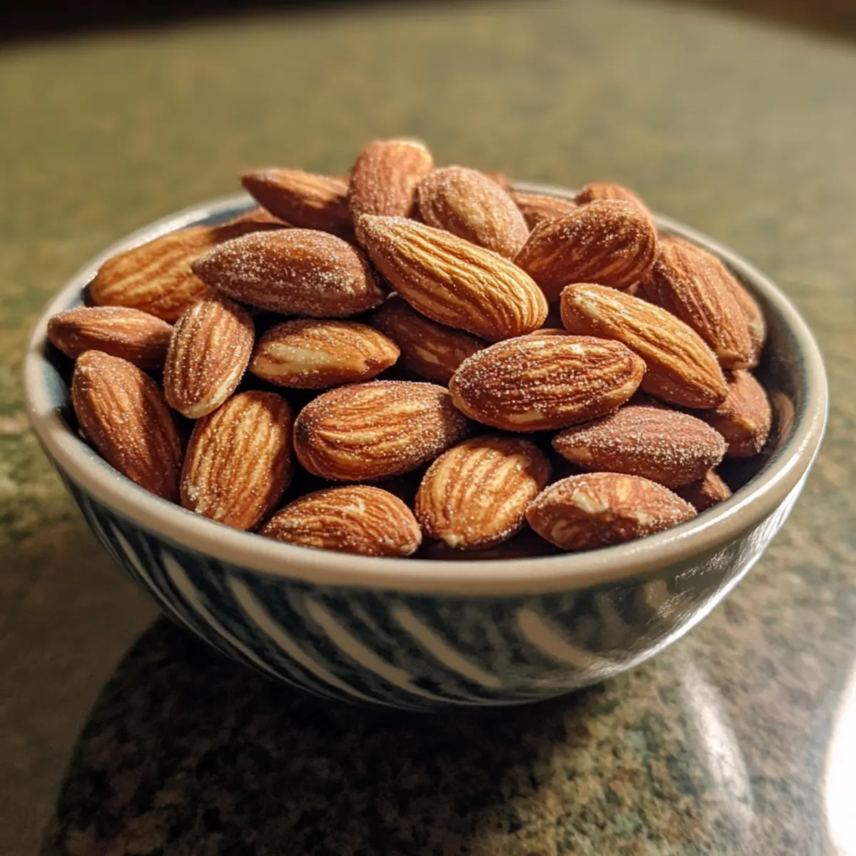 Maple Cinnamon Roasted Almonds