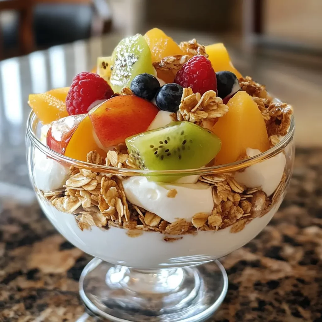 Greek Yogurt Parfait with Fresh Fruit Recipe
