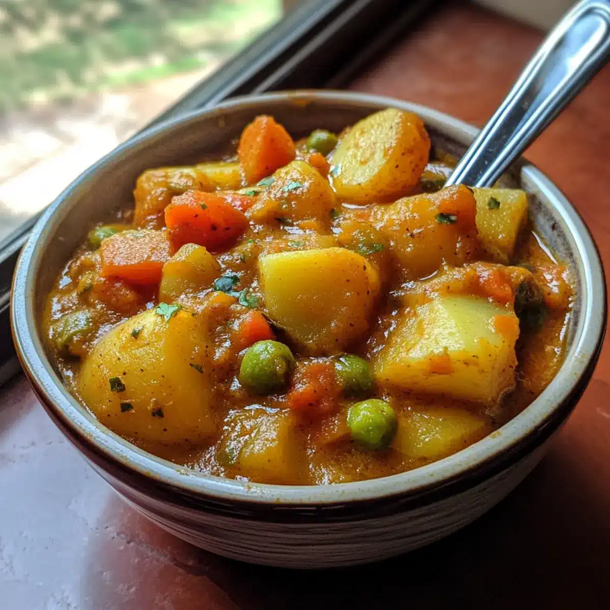 Slow Cooker Veggie Potato Curry