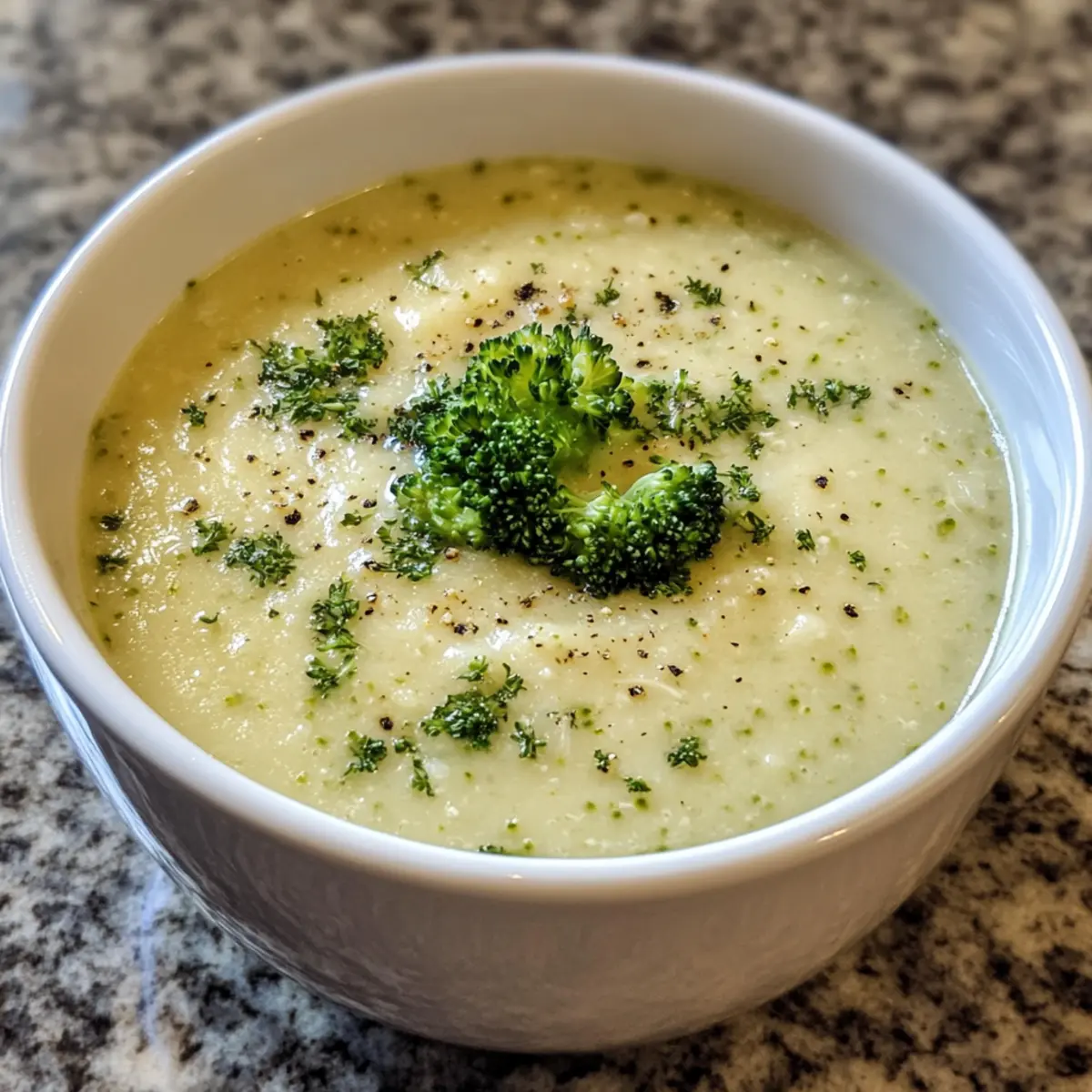 Creamy Cauliflower Broccoli Soup Recipe