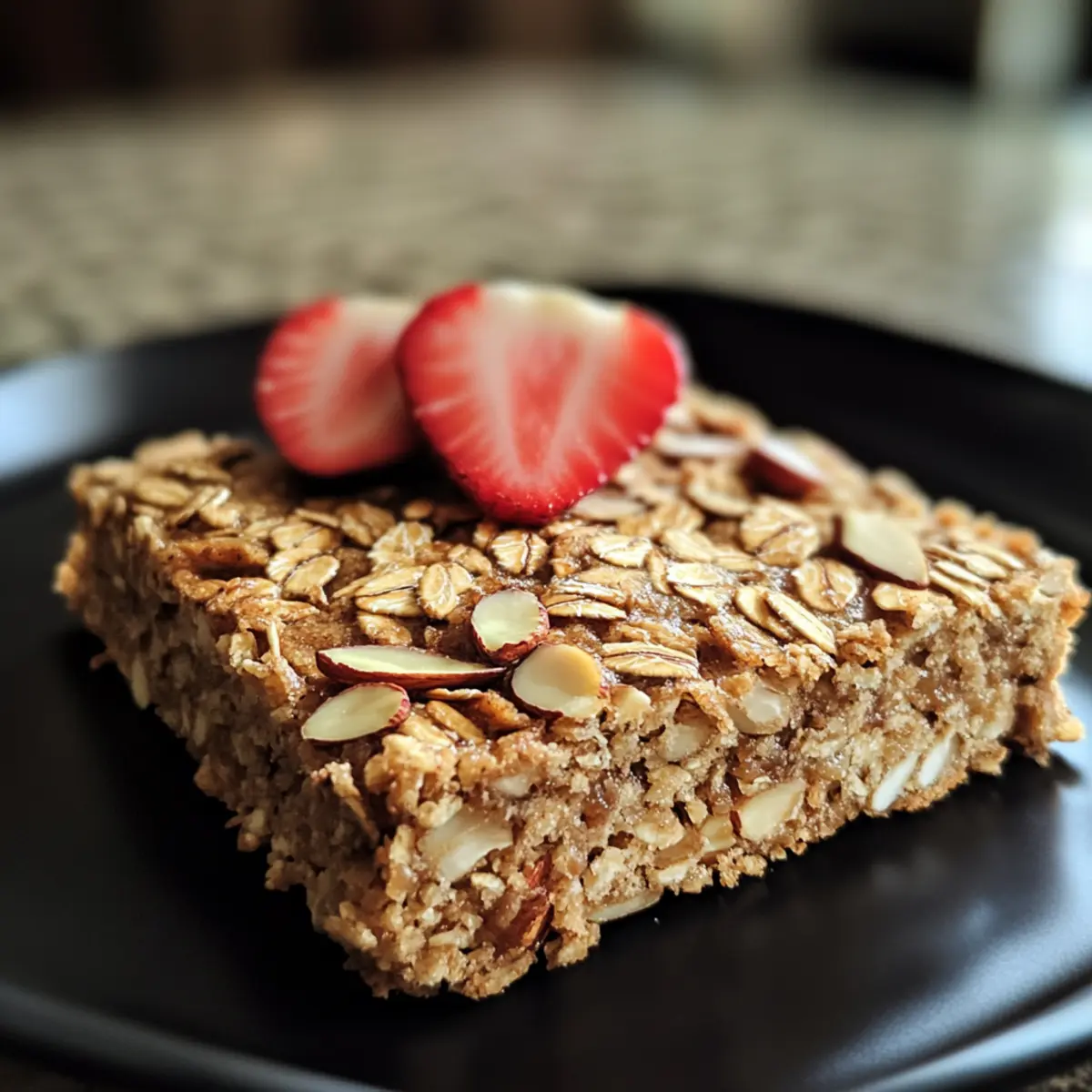 Almond & Honey Oat Breakfast Bake Recipe