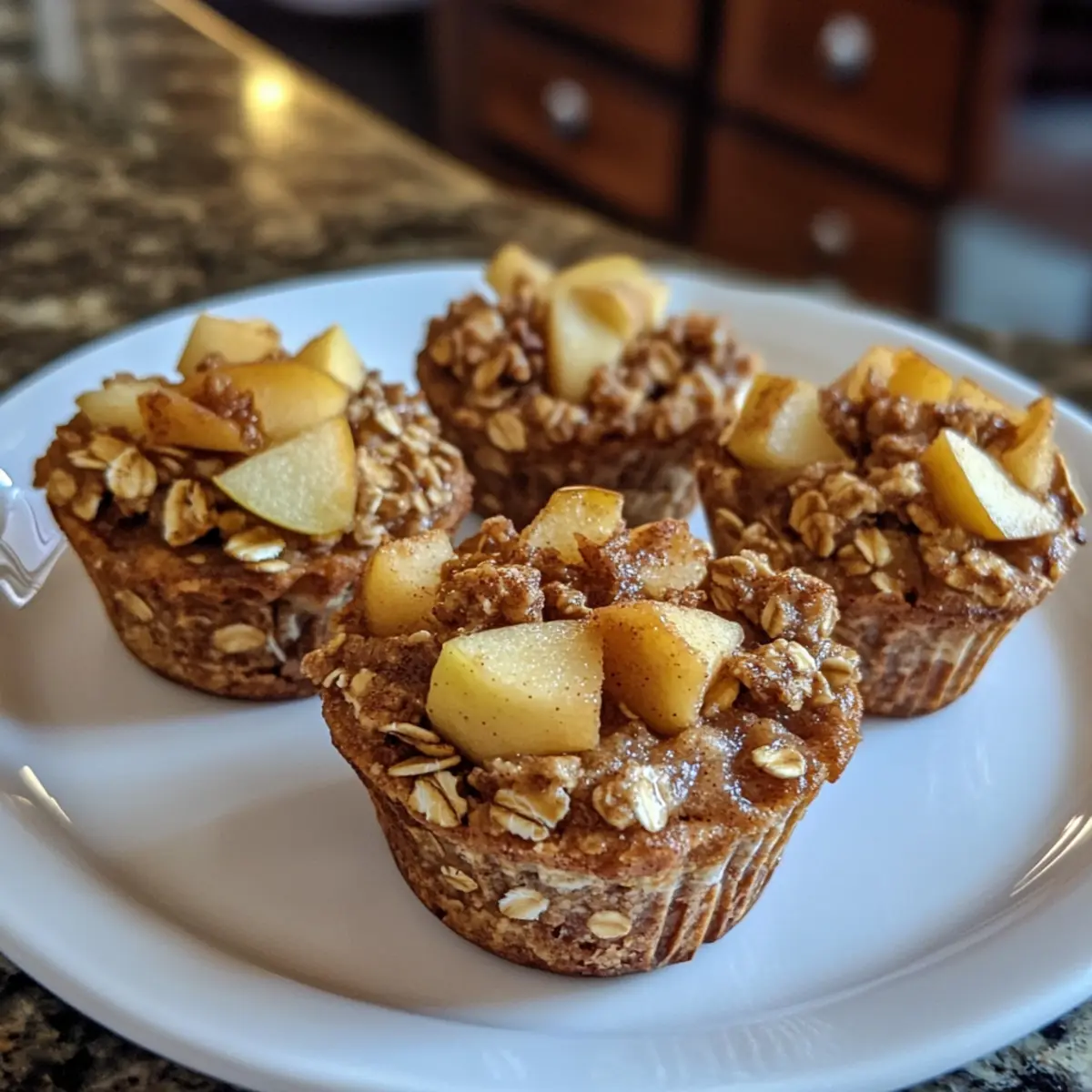 Baked Apple Cinnamon Oat Cups Recipe