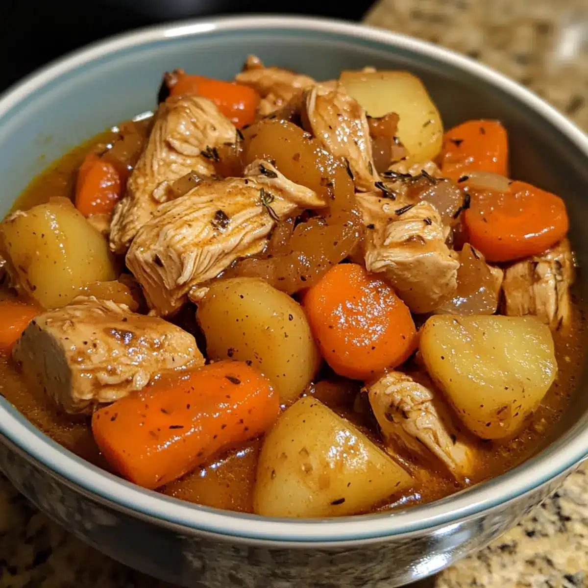 Crockpot Chicken, Carrot, and Potato Stew Recipe