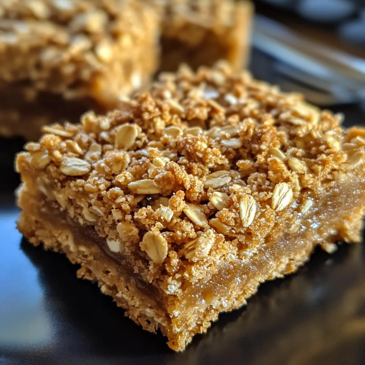 Honey Almond Oat Crumble Squares Recipe