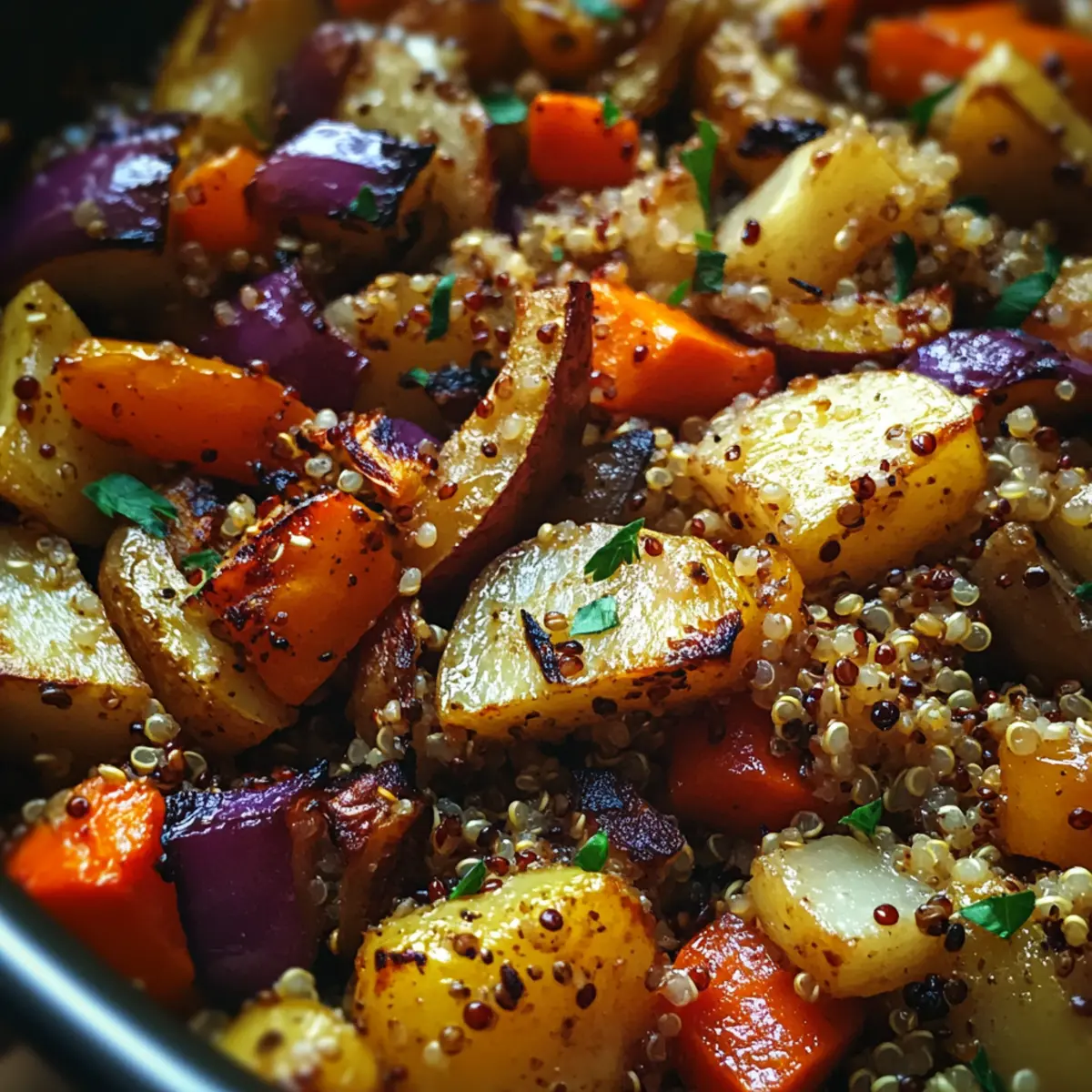 One-Pot Roasted Vegetable Quinoa Recipe
