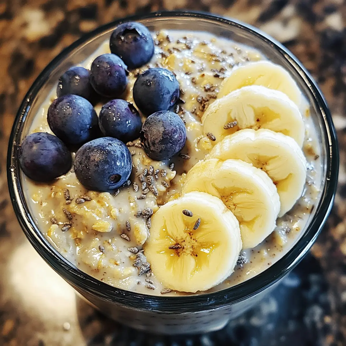 Blueberry Banana Overnight Oats
