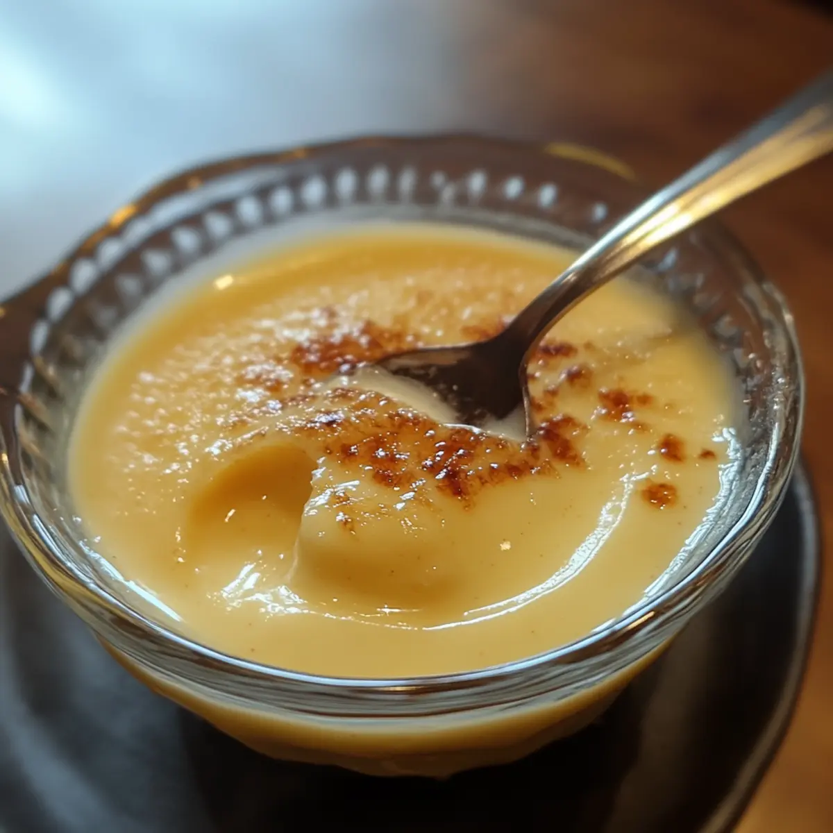 Maple Vanilla Baked Yogurt Custard