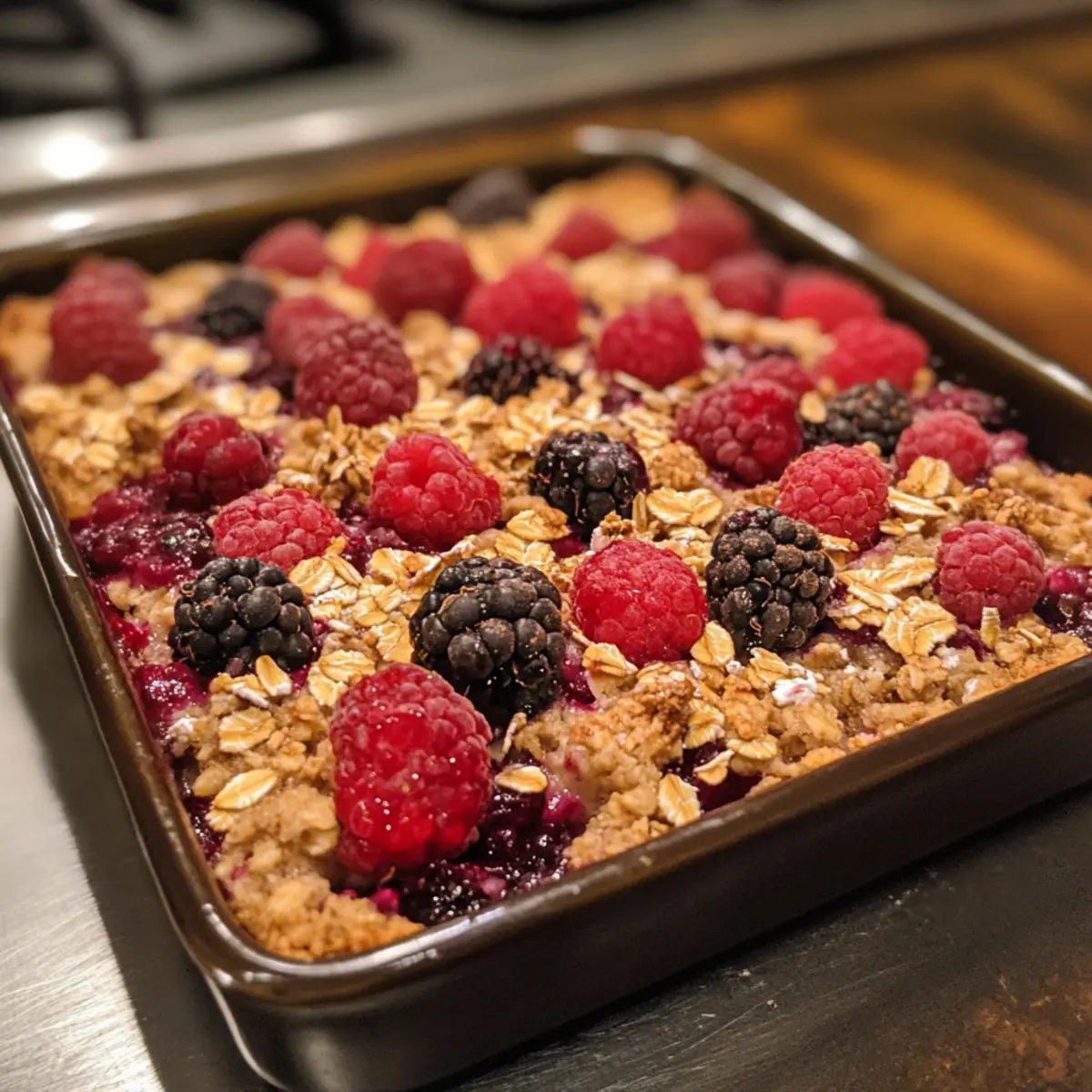 Berry Oat Breakfast Bake