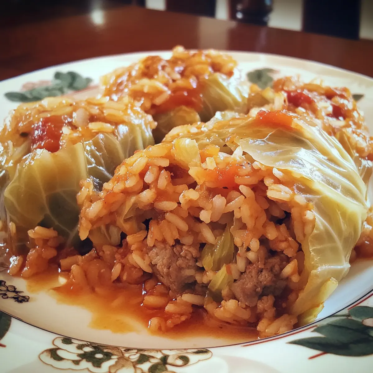 Stuffed Cabbage Rice Dinner Recipe