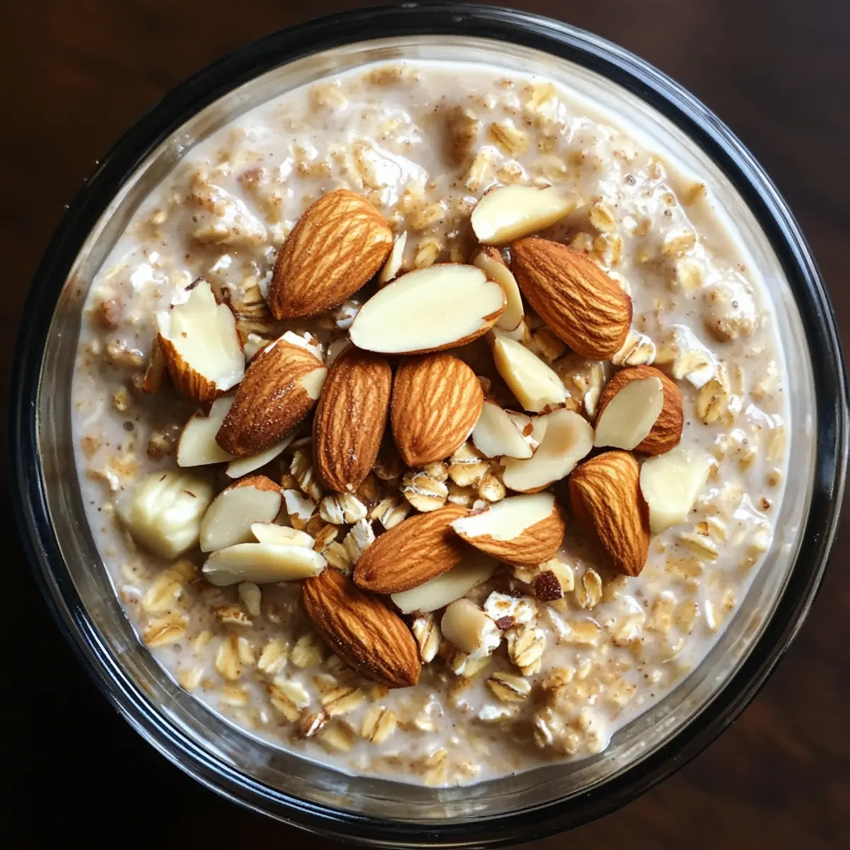 Almond Cinnamon Overnight Oats