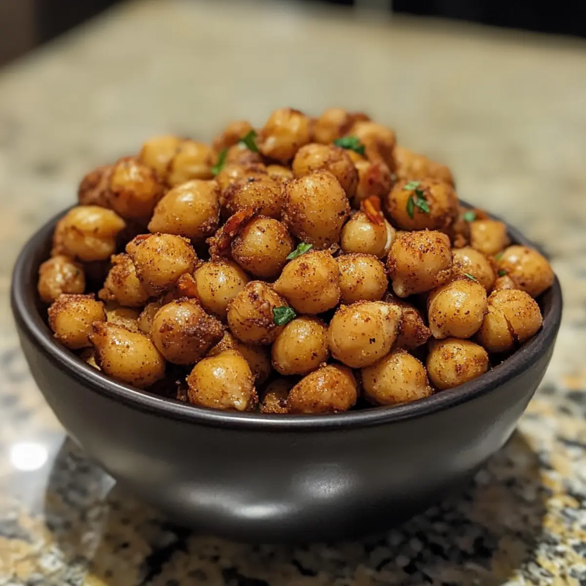 Roasted Chickpea Spice Snack Recipe